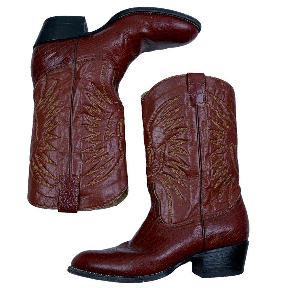 Botas Rojero Western/Cowboy Leather Boots Men's Size 30/12